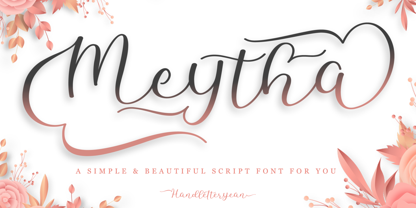 Meytha Regular Font preview